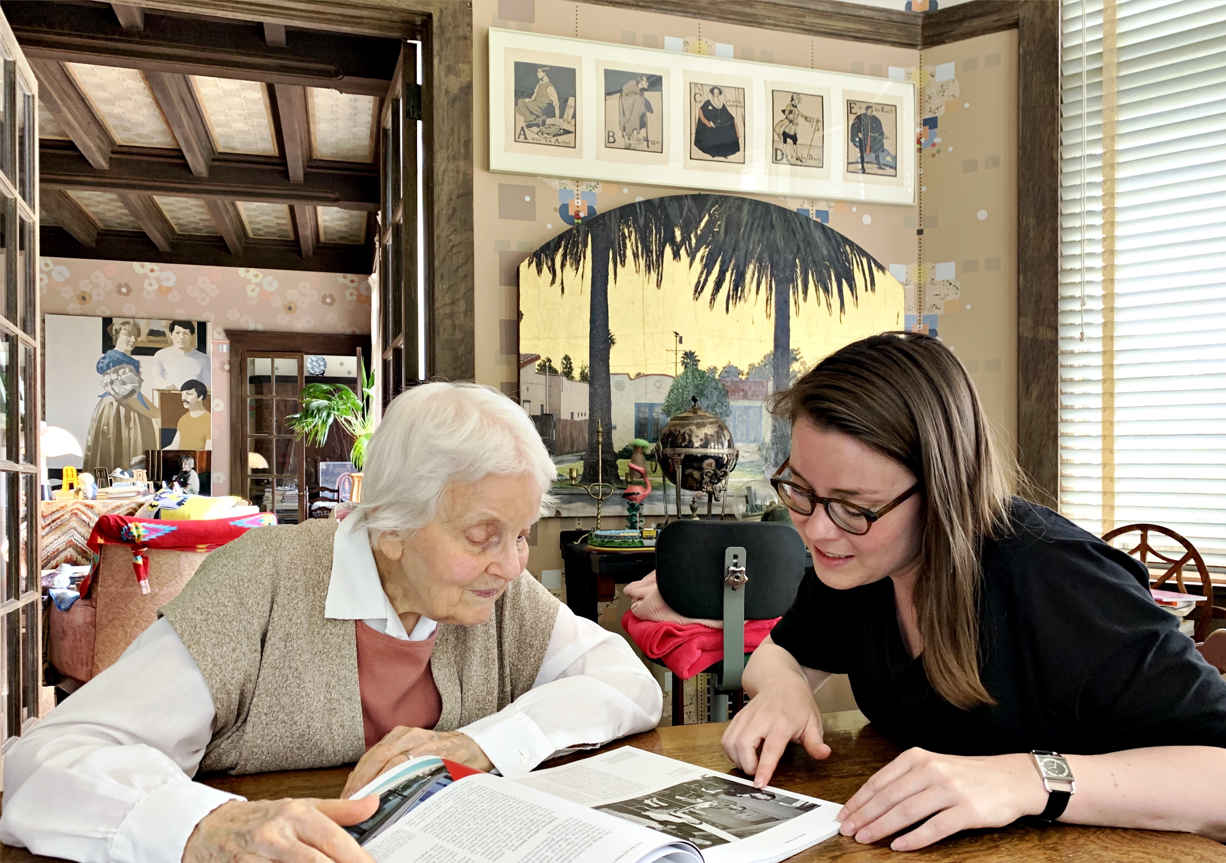 Frida Grahn with Denise Scott Brown